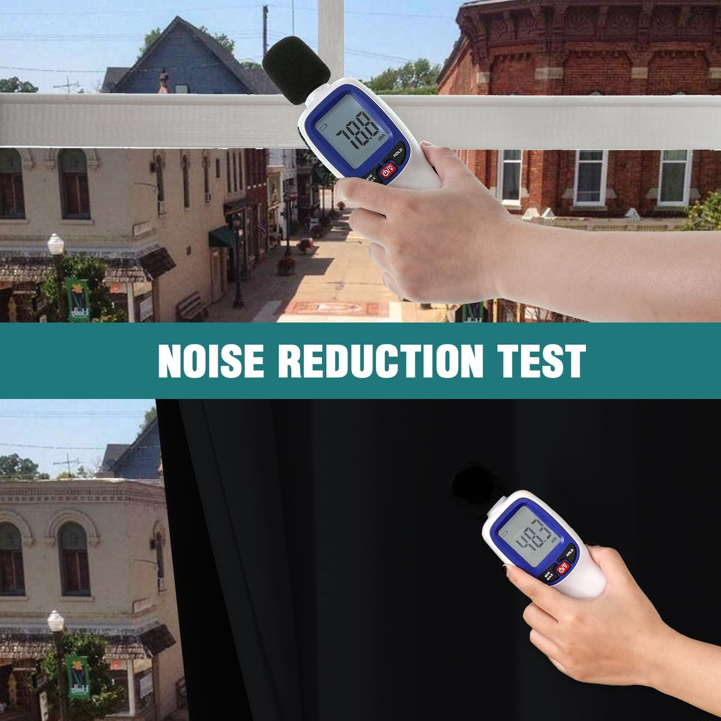 ChrisDowa 100% Blackout Curtains 78 inch Long for Bedroom with Black Liner, 2 Thick Layers Total Blackout Thermal Insulated Grommet Window Curtains 2 Panels Set (Black, 42 x 78 Inch)