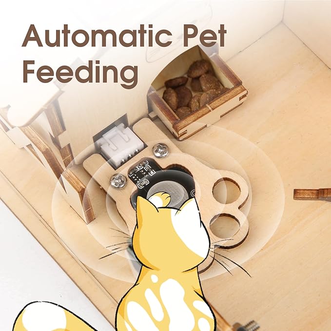 STEM Kit for Kids Age 12+,ACEBOTT ESP32 Smart Farm STEM Kits Compatible with Arduino & Scratch,Automatic Watering & Pet Feeder,DIY Coding Project Gift for Teens & Adults(NO Anti-Reverse)