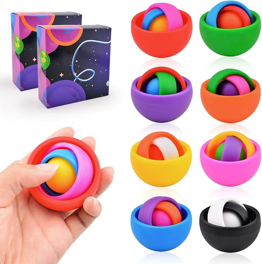 Fidget Toys Adults Pack, Fidget Spinner Set for Kids, Sensory Toys Boys Girls Teens Christmas Stocking Stuffers Party Favors, ADHD Autism Stress Relief Finger Toys, Gift for New Year