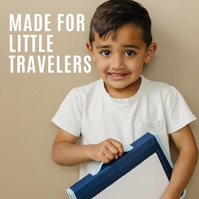 Totebook Kids Travel Educational Activity Book with Washable Markers - Car and Airplane Activities, Learning Toys for Toddlers- Search and Find, Reusable Stickers for Ages 4, 5, 6 (Ocean)