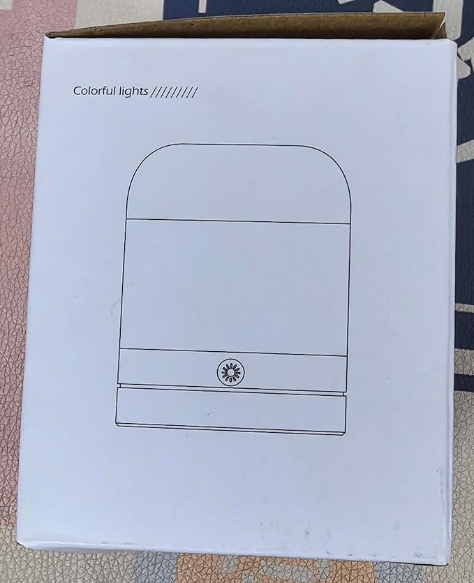 ELITUN Nursery Night Light for Kids,13 Colors RGB Dimmable Small Lamp,Portable Stepless Dimming Small Touch Lamp for Bedroom, Color Changing LED Touch Light