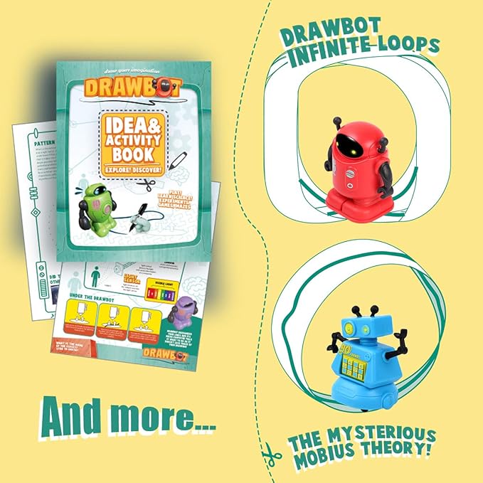 REMOKING Magic Inductive Robot Toys，Creative Track Puzzle Race Game，Learning and Educational Toys for Boys & Girls 3 Years and Up，Party and Birthday Gifts