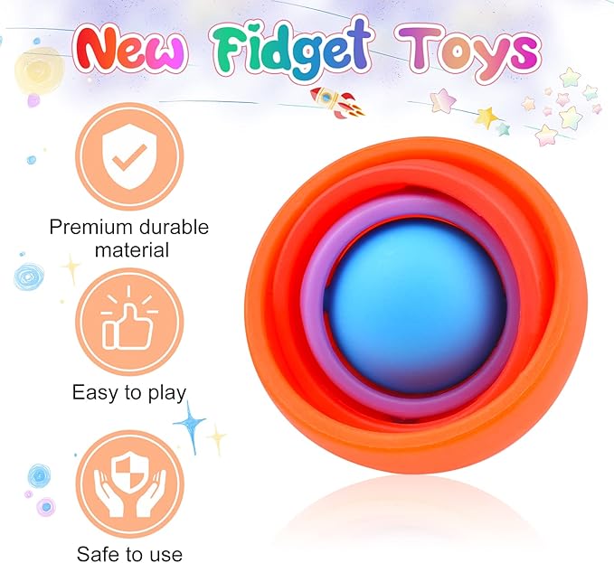 Fidget Toy for Adults, Sensory Toys for Teens, Fidget Spinner for Kids, Gift Ideas for Boys Girls Men Girl Boys, ADHD Autism Stress Relief Finger Tools