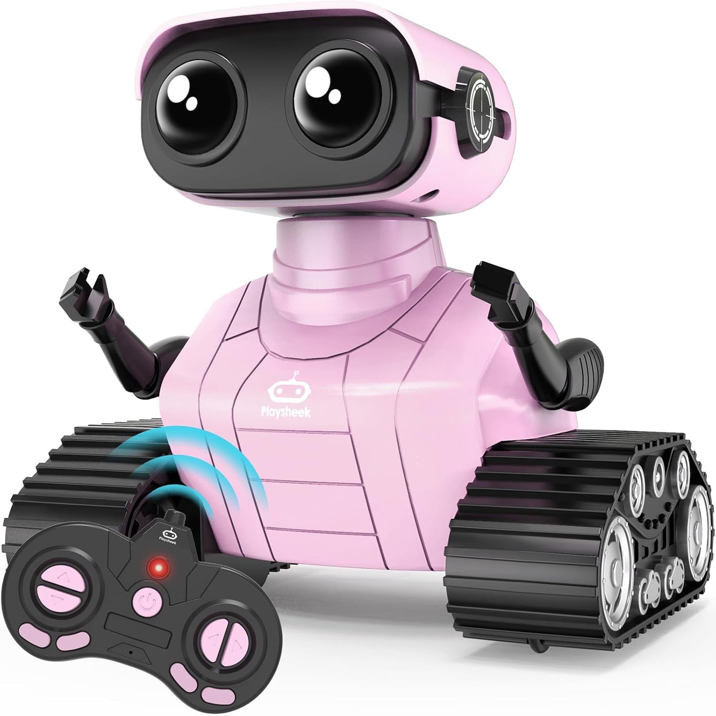 Emo Robot - Rechargeable Kids RC Robot, Auto-Demonstration, Age 3+ - Pink