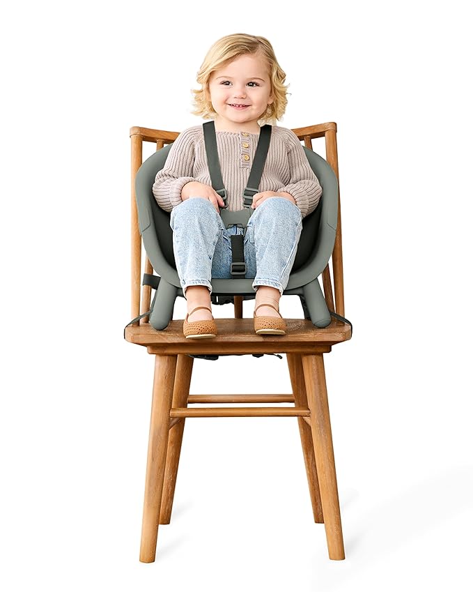 Skip Hop Baby High Chair 4-in-1 Convertible High Chair, EON, Thyme