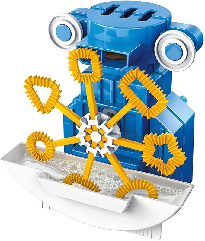 4M KidzRobotix - Bubbles Robot - Build an Automatic Bubble Machine Robot, Inspire STEM Learning, Boost Creativity, and Enjoy Hands-On Fun with This DIY Kit for Kids Aged 8 and Up