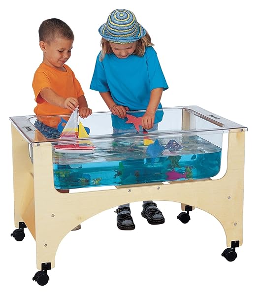 Jonti-Craft See-Thru Sensory Table, Childrens, Brown