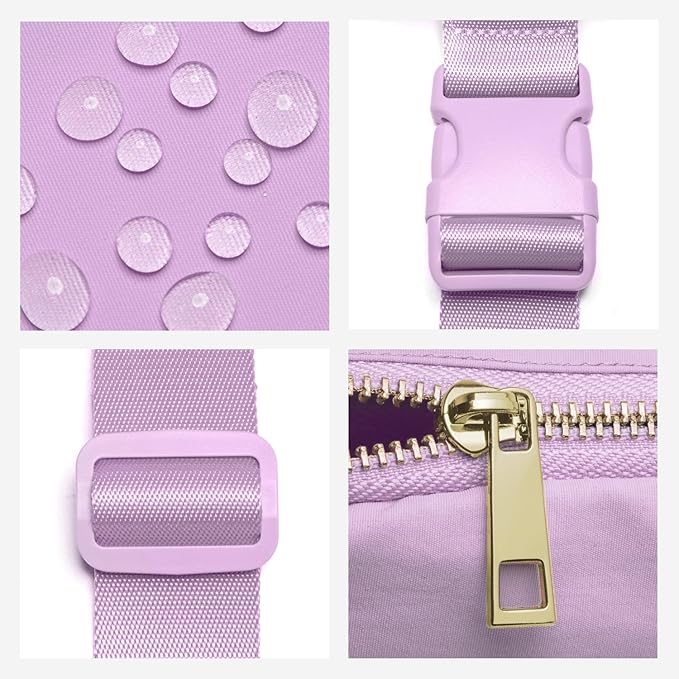 Gitus Gifts for 8 9 10 11 12 Year Old Girls Belt Bag Fanny Pack Crossbody Bags with Initial Letter Patch Cute Stuff Birthday Gifts for Teen Girls Women Personalized Trend Stuff (Lavender-Z)