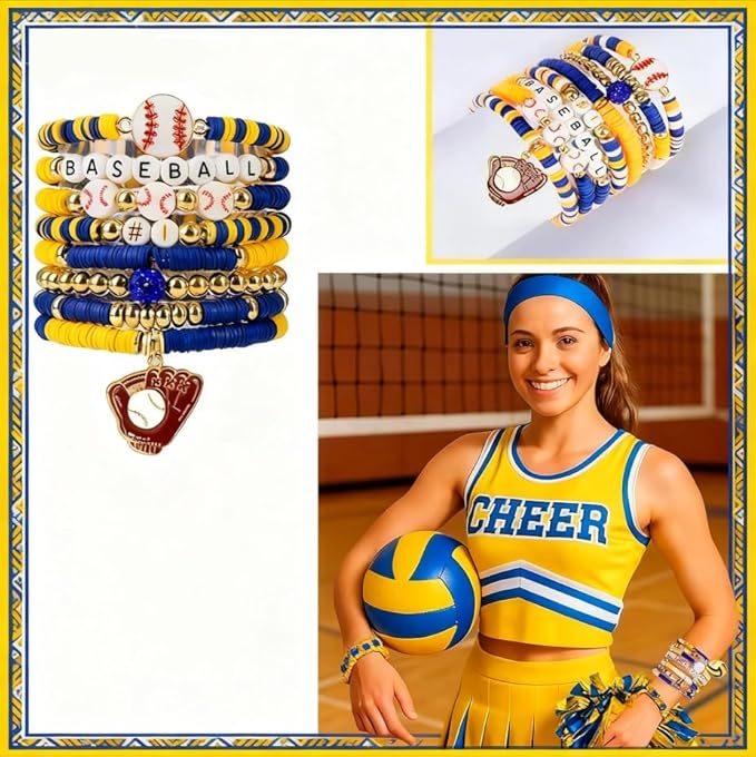 3500pcs Sports Color Clay Beads for Bracelets Making 6mm Heishi Beads Polymer Flat Round Disc Clay for Jewelry Making Sport Bead Crafts.