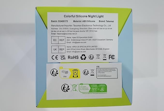 Rabbit Night Light for Kids, Bedside Lamp for Children, Baby Nursery Lamp for Breastfeeding Safe, Break Resistant, Adjustable Brightness & Color, Touch Control + Remote Control - Medium Rabbit