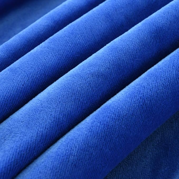 NANPIPER Throw Blanket Sherpa Flannel Blankets Soft Fuzzy Plush Fleece Microfiber for Bed/Couch (60"x80",Princess Blue)