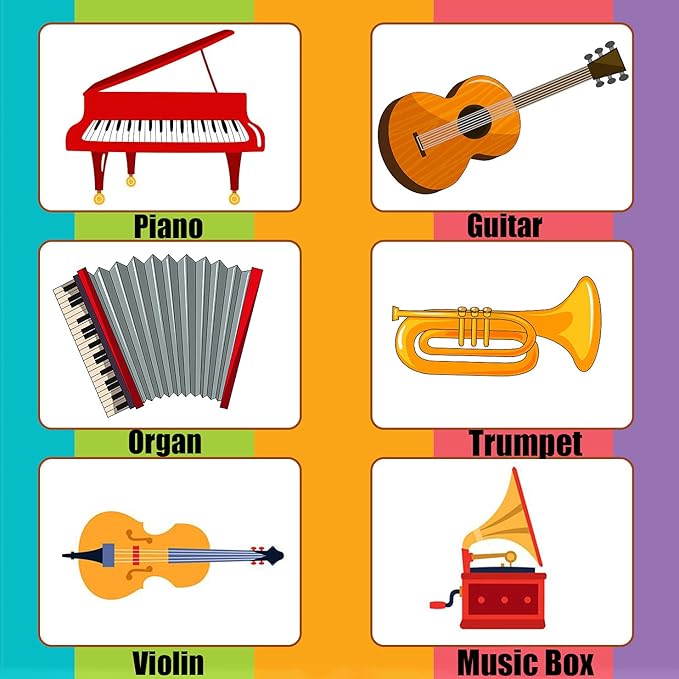 Bluejay Baby Piano Mat, Musical Keyboard Learning Toys with 26 Letters, Electronic Music Animal Touch Play Mat Toddler Toys Gifts for Boys and Girls 1 2 3 Year Old