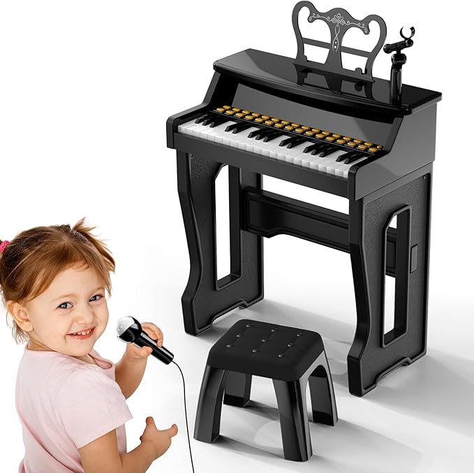 Toy Pianos for Kids Ages 3-7 - Children's Musical Keyboard for Beginners Boys Girls Birthday Gift Learning Piano 37 Keys 4 5 6 8 Years Old Girls and Boys Birthday Gift