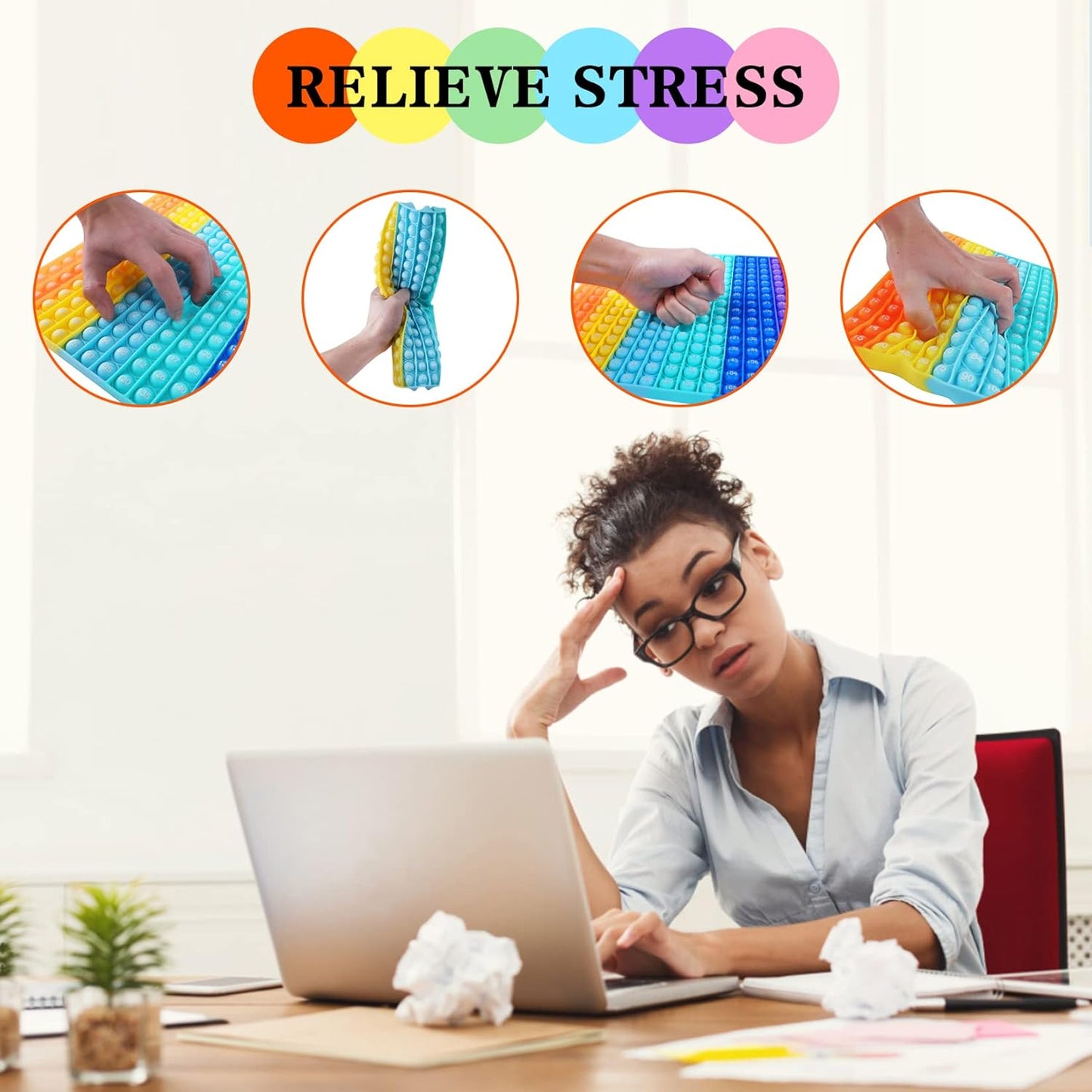 Multiplication Table P00P Rainbow Math Multiplication Table Game Toy Push P0PP Restless Toy Bubble Restless Game for Learning Math Multiplication Calculation Operations [15x15 Multiplication Table]