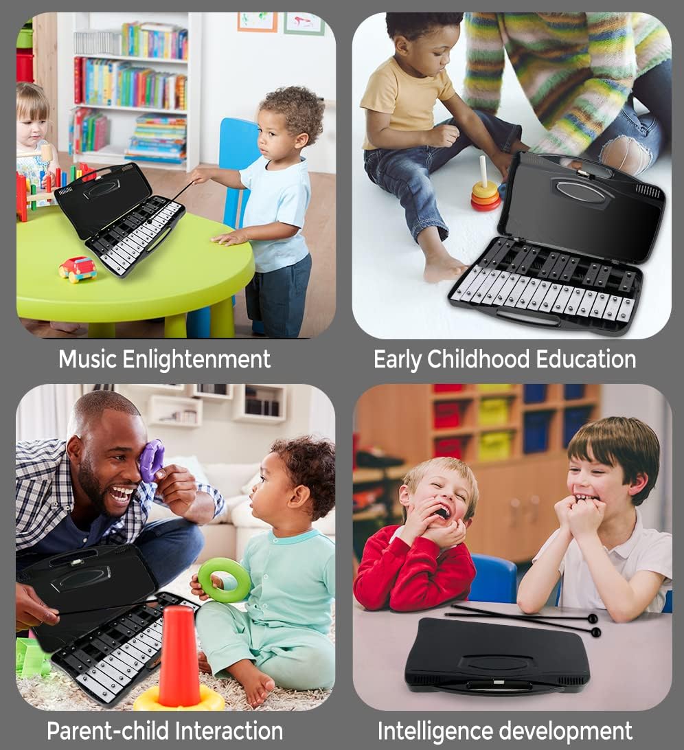 EASTROCK Glockenspiel Xylophone for Kids, Professional Music Teaching, Gifts