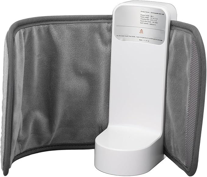 Portable Bottle Warmer, Bottle Heating Sleeve for Breastmilk or Baby Formula, Fast Baby Bottle Warmer with 6000mAh Battery, Battery Powered