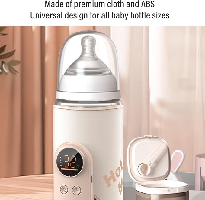 Baby Bottle Warmer, Constant Temperature Portable Baby Milk Warmers Electric Bottle Warm Sleeve For Travel Outdoor