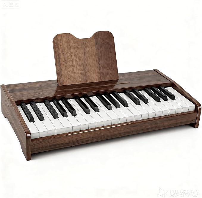 Kids Piano Keyboard - 37 Keys Digital Wood Piano for Kids Toddler Music Educational Instrument Toy for 3+ Girls and Boys