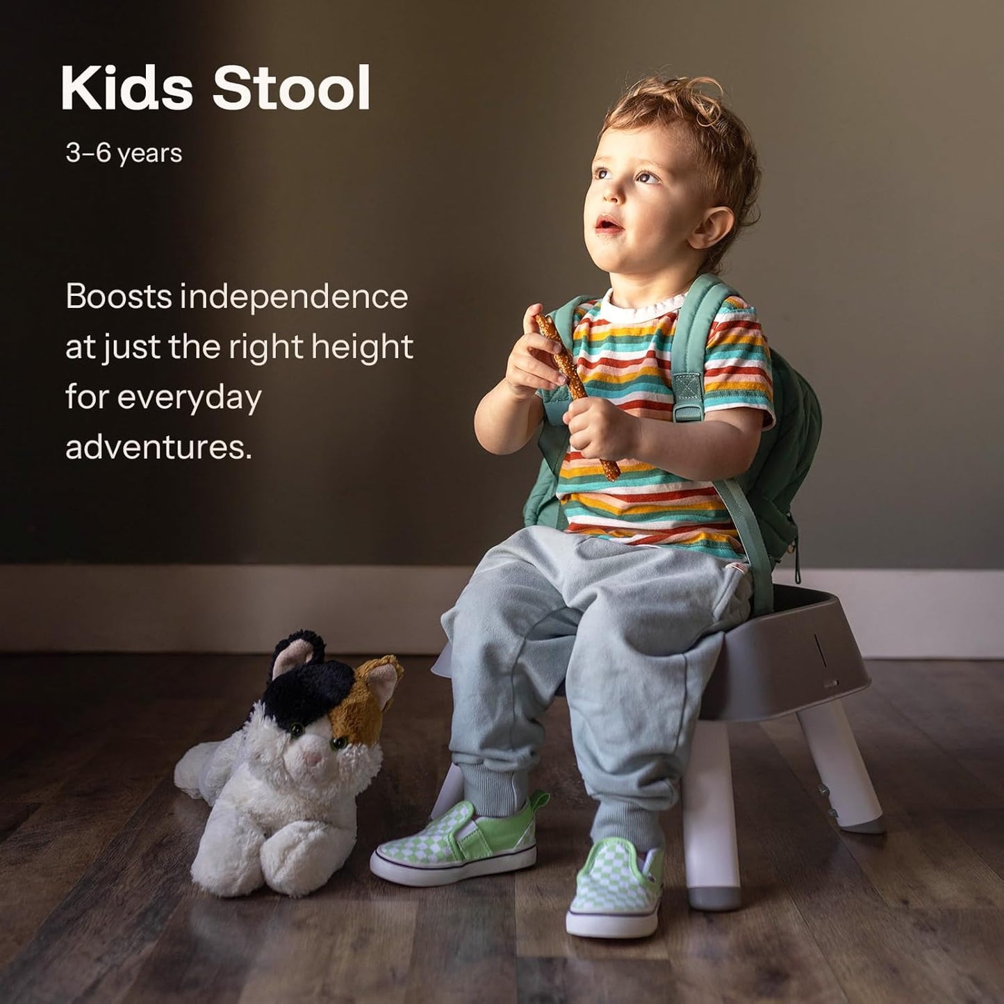 HARPPA 6 in 1 Baby High Chair, Convertible Infant Feeding Chair for Babies & Toddlers Table, Dining Booster Seat with Removable Tray, Grey