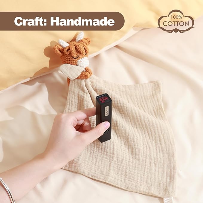 Lamb Luxury Snuggle Plush Animal Security Blanket Blanket Infant Nursery Character Blanket Luxury Snuggler Plush Baby Lovey Lamb