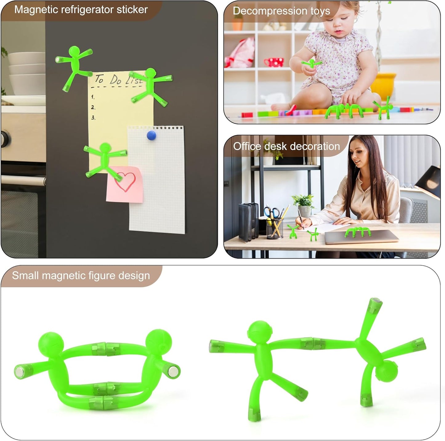 Fidget Toys, Fidget Party Favors for Kids, Goodie Bag Stuffers, Treasure Box Toys for Classroom , Fidget Toys for Adults Anxiety (Green)