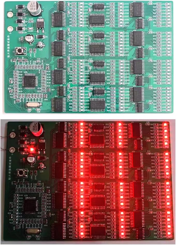 ISolderStore Soldering Practice Kit 4 Kits SMD SMT Kit DIY Electronic DIY Kits Soldering Project Soldering Training Board All in One