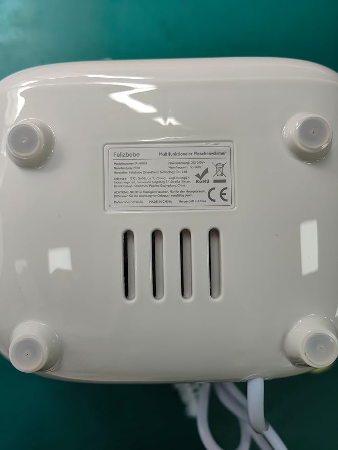 Baby Bottle Warmer, Felizbebe 10-in-1 Double Bottle Warmer for Breastmilk or Formula, Breast Milk Warmer for Baby, Accurate Temperature Control, Timer, Sterili-zing, Defrost, Heat Food, Keep Warm