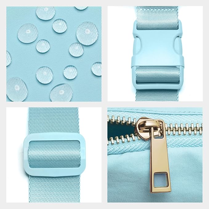 Gitus Gifts for 8 9 10 11 12 Year Old Girls Belt Bag Fanny Pack Crossbody Bags with Initial Letter Patch Cute Stuff Birthday Gifts for Teen Girls Women Personalized Trend Stuff (Icing Blue-Y)
