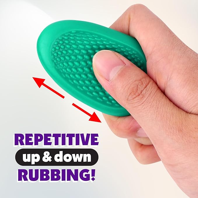 Fidget Toys Adults Sensory Stone: 6 Pack Textured Worry Stone for Autism Kids Calming Down - Fidget Stress Toys for Anxiety Relief - Small Students Prizes Fidget Toys