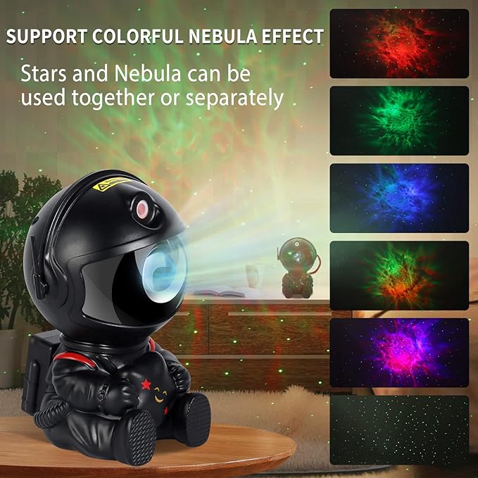 Astronaut Kids Nebula Star Light - Galaxy Bedroom/Adult Playroom Projector, Home Theater Decoration