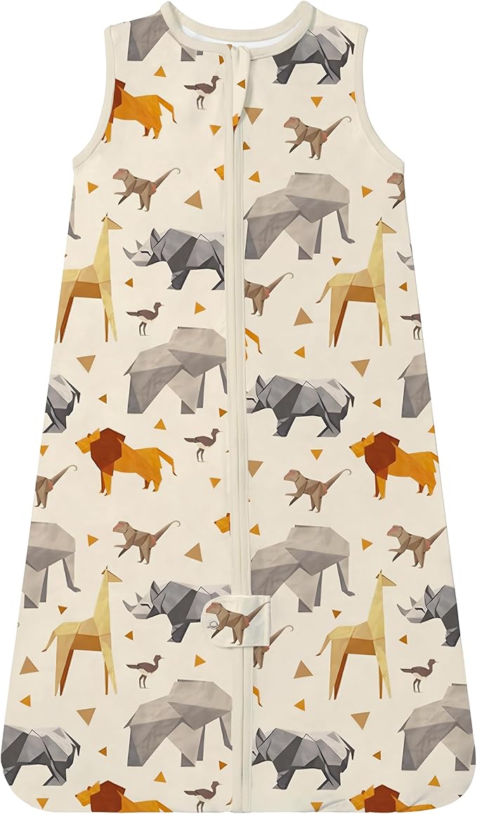 TotAha Light Sleep Sack, Stretchy, Soft, Cozy Wearable Blanket Sleep Bag with 2-Way Safe Zippers for 0-6-12-24 Months 0.5 TOG