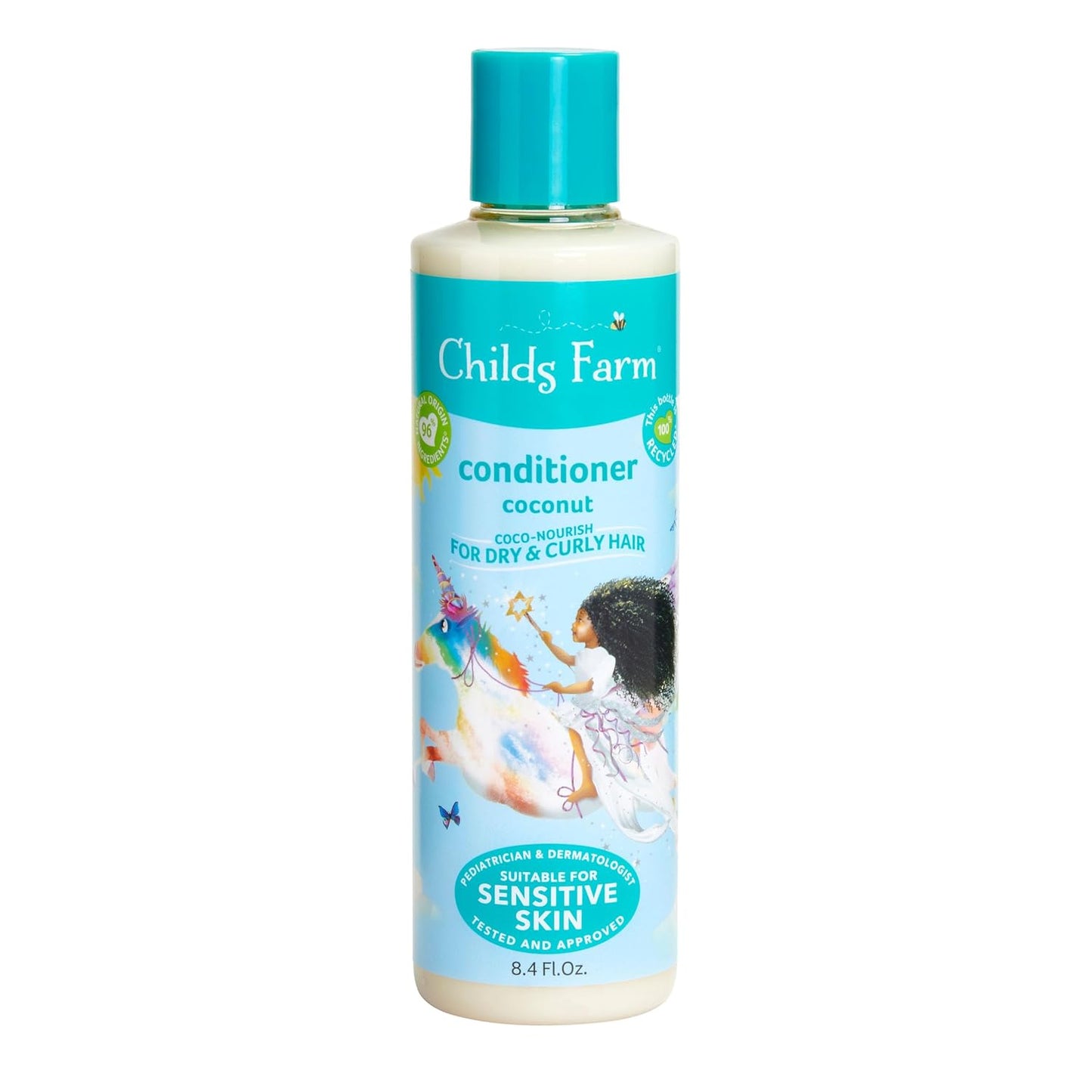 Childs Farm, Kids Conditioner for Curly, Dry Hair, Coco- Nourish Conditioner, Contains Wonderful Fragrance which Doesn’t Irritate Sensitive Skin, 8.4 Fl Oz