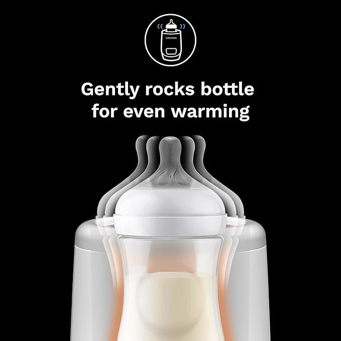 Baby Brezza AirSwirl Waterless Baby Bottle Warmer - Safely Warm Breastmilk + Formula - Bottles Stay Dry + Nutrients are Protected - Works with Nearly All Bottles