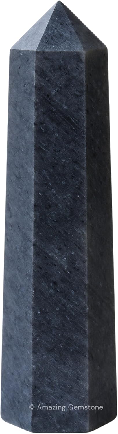 Amazing Gemstone Blue Aventurine Crystal Towers ~ Natural Healing Crystal Point Obelisk for Reiki Healing and Crystal Grid (3- Inch)