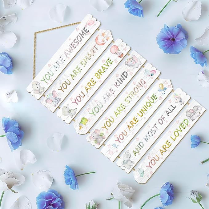 Elephant Room Decor for Boys Girls Kids Room Decor, Elephant Wall Art, Little Kids Bedroom Decorations,Toddler Classroom Deco for Boys, Bedroom Deco for children(Elephant)