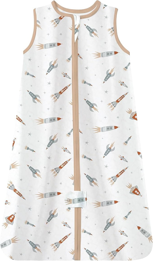 TotAha Light Sleep Sack, Stretchy, Soft, Cozy Wearable Blanket Sleep Bag with 2-Way Safe Zippers for 0-6-12-24 Months 0.5 TOG