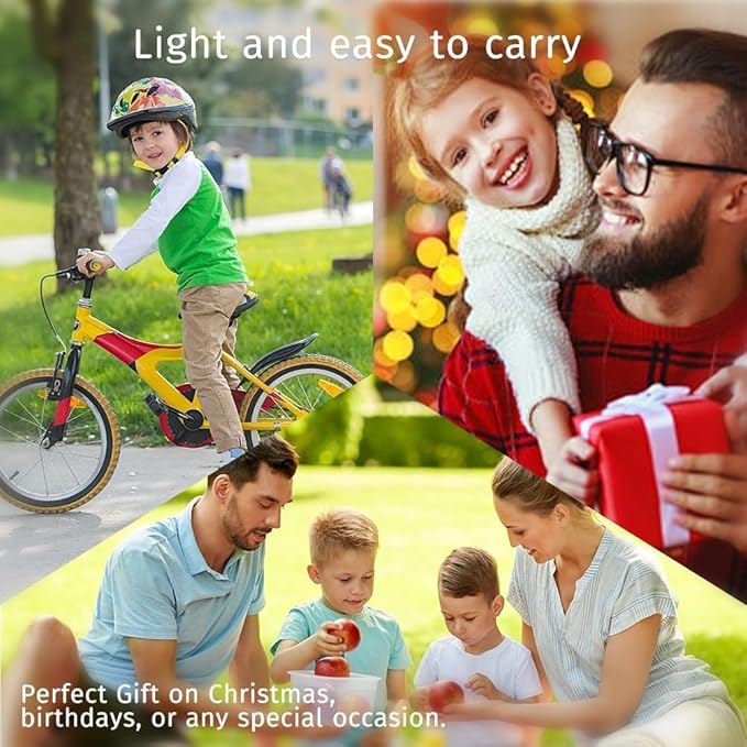 Evorie Kids Water Bottle for School, No Straw 13oz BPA Free Tritan Bottle, Leak Proof with Flip Top Lightweight for Outdoor (Red Rabit)