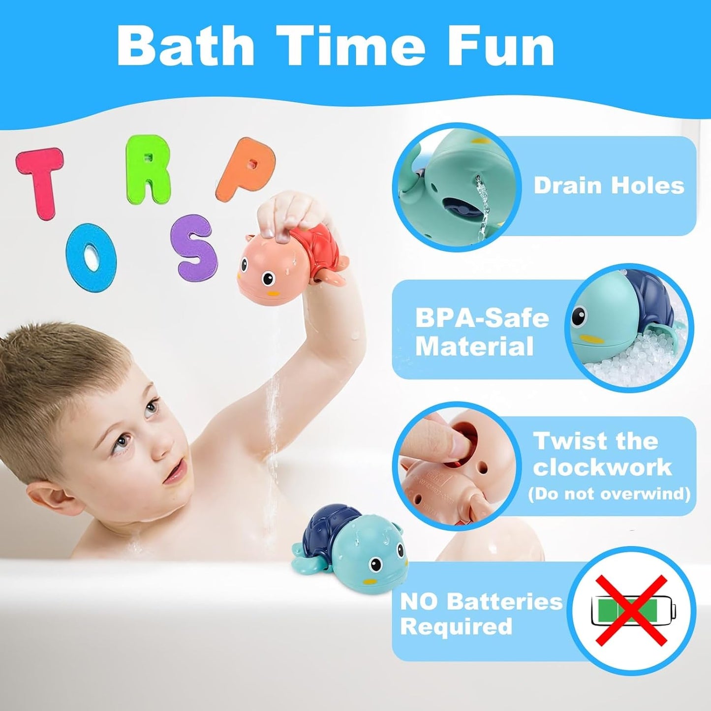 Bath Toys Kids Age 1-3 - Foam Bath Letters And Numbers Abc Alphabet Learning Toys Bathtub Toys Toddlers 2-4 Water Pool Shower Tub Toy Babies Infant 6-9-12-18-24 Months Gifts For 1-6 Year Old Boy Girl