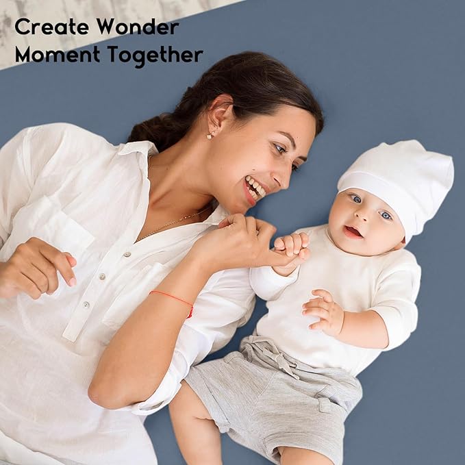 Yoofoss Pack and Play Sheets Fitted, Mini Crib Sheets 2-Pack for Pack N Play Mattress, Stretchy Playard Sheet, Soft and Breathable Blue Rocket