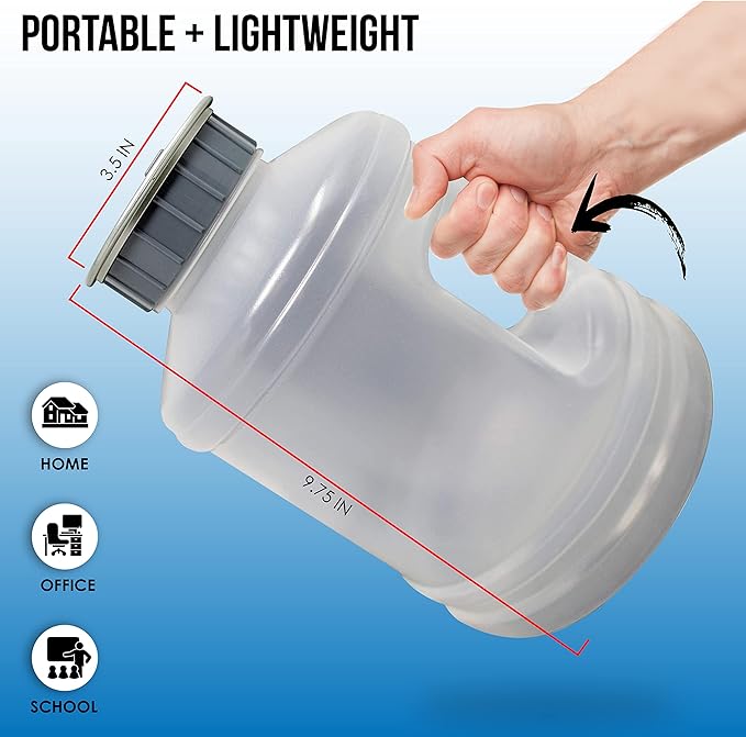 Jumbo Digital Coin Counter Bank - Extra Large Savings Jar for Pennies Nickles Dimes Quarters Half Dollar and Dollar Coins | Clear Jar w/LCD Display