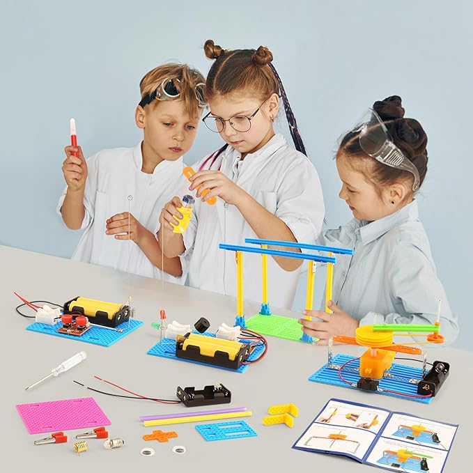 STEM Science Kits for Kids Age 8-12, Boys Activities Robot Building Kit 6-8 Girls Engineering Projects STEM Toys Learning Educational Science Game Experiment Gifts for 6 7 8 9 10 11 Year Old Activity