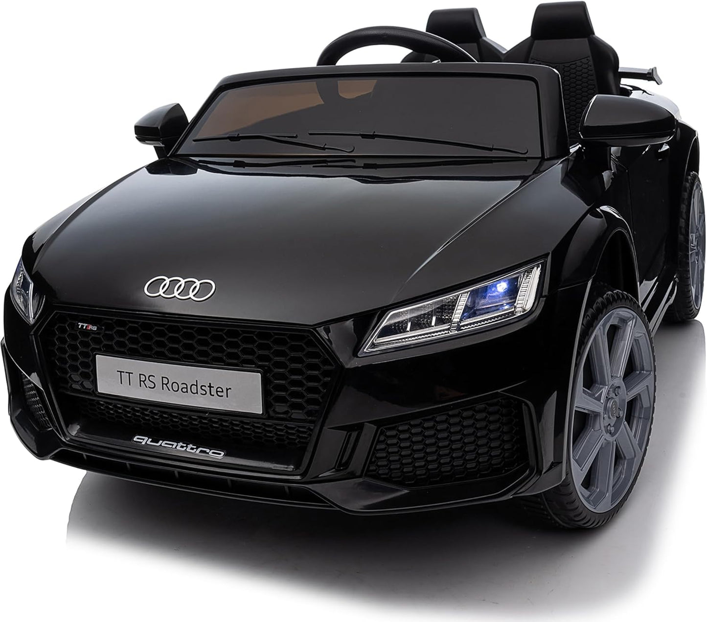 Electric Car for Kids, Licensed Audi 6V Kids Ride on Car Toy for Toddlers with Remote - Black