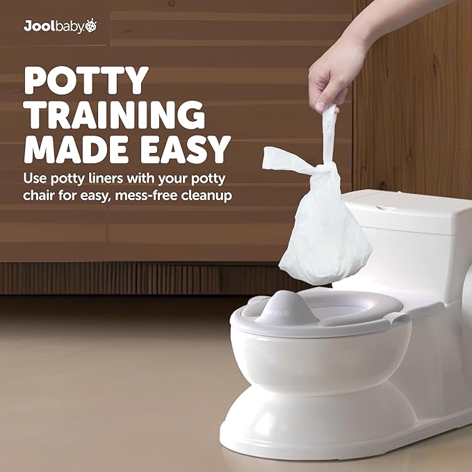 Disposable Potty Liners – Universal Fit for Potty Chairs, Super-Absorbent (60 Count) – Jool Baby