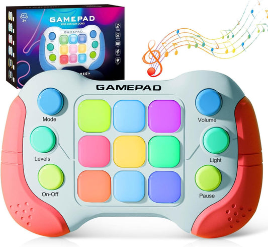 Electric Handheld Game Console Toys for Ages 8-13, Portable Quick Push Game Fidget Toys, Sensory Toy Travel Games Controller for Kids Teen Adults, Student Gift, Back to School