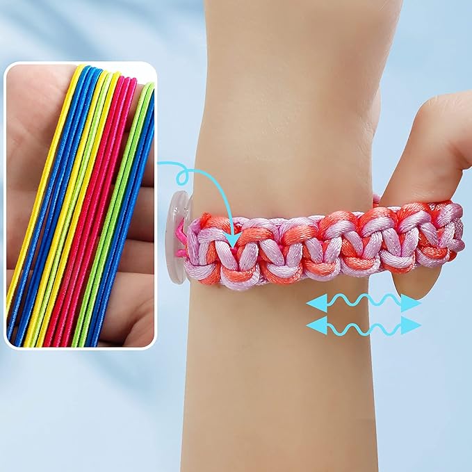 PREPOP Friendship Bracelet String Making Kits - Popular Toys for 7 8 9 10 11 12+ Year Old Girls, DIY Arts and Crafts Bracelets Maker Activities Supplies, Best Birthday Gifts Ideas Age 6-12 yr Girl