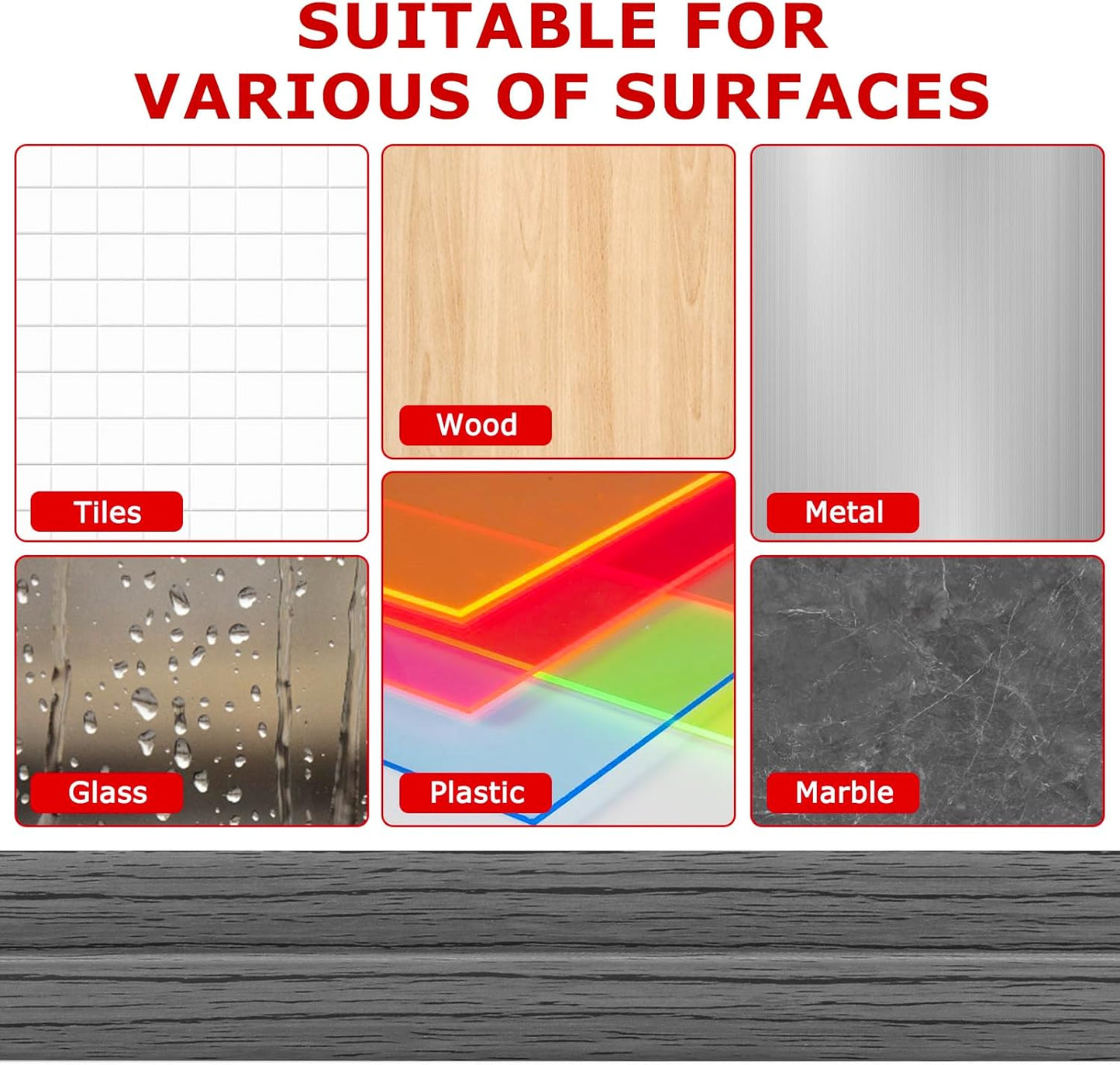 Flexible Wall Corner Protector Moulding Trim Peel and Stick Wall Corner Guards Edge Protector Self Adhesive Molding Trim Strip for Edge Ceiling (Deep Gray Wood Grain, 2.4 in x 40 Ft)