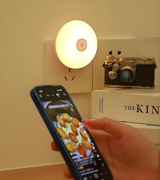 Plug-in Nightlight with Manual On/Off Switch - Night Lights Plug into Wall for Kids Bedroom Nursery, Kitchen Bathroom Hallway Stairs Stairways Corridor Garage, 3000K~5000K Daylight/Warm White 3 Colors