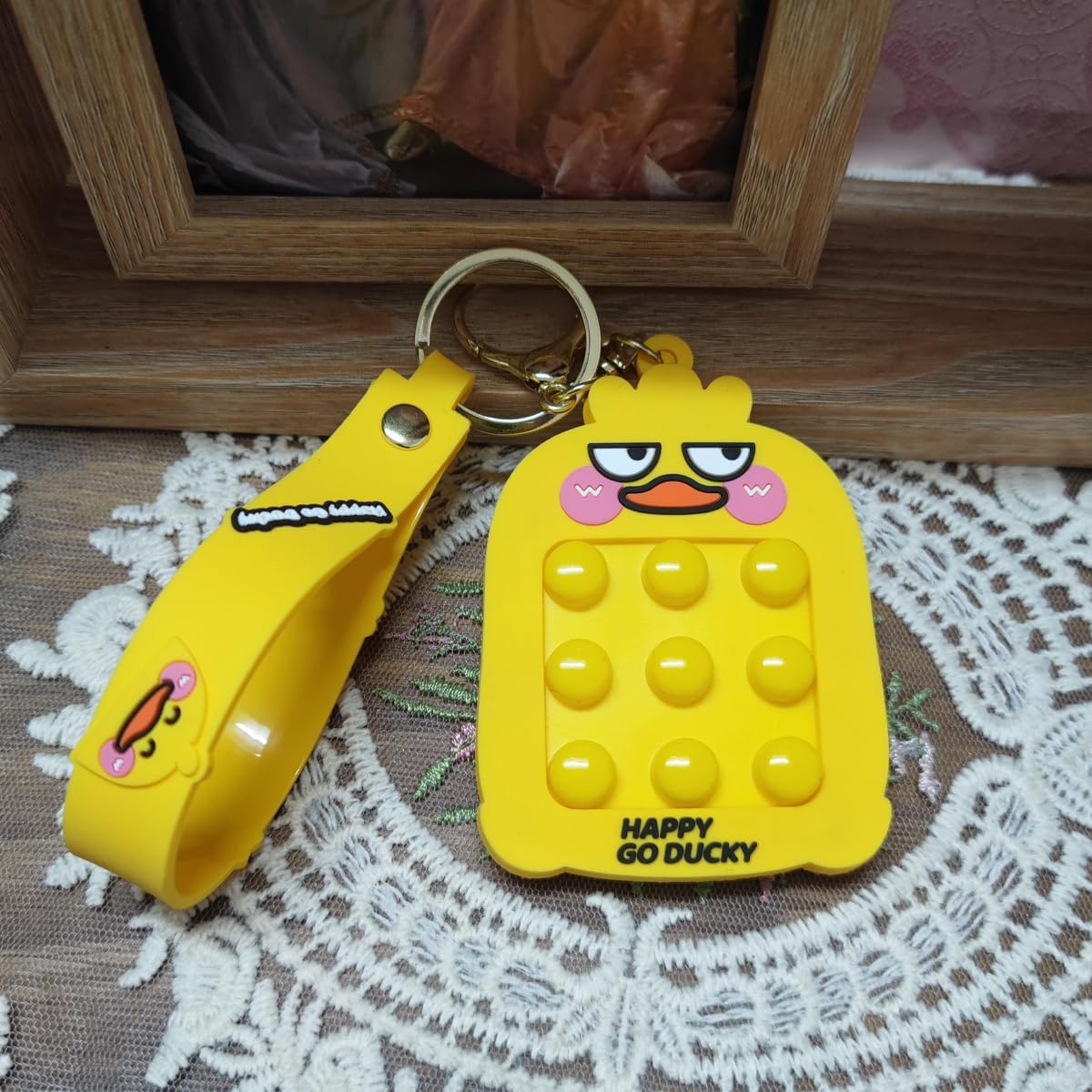 Stress Relief Duck Pop Fidget Toy,Adult Stress Reduction Toy, Fingertips Sensory Toy for ADHD, Autism, Office Relaxation, Anxiety, Stuffer, Portable (C-Stress Relief Toy)