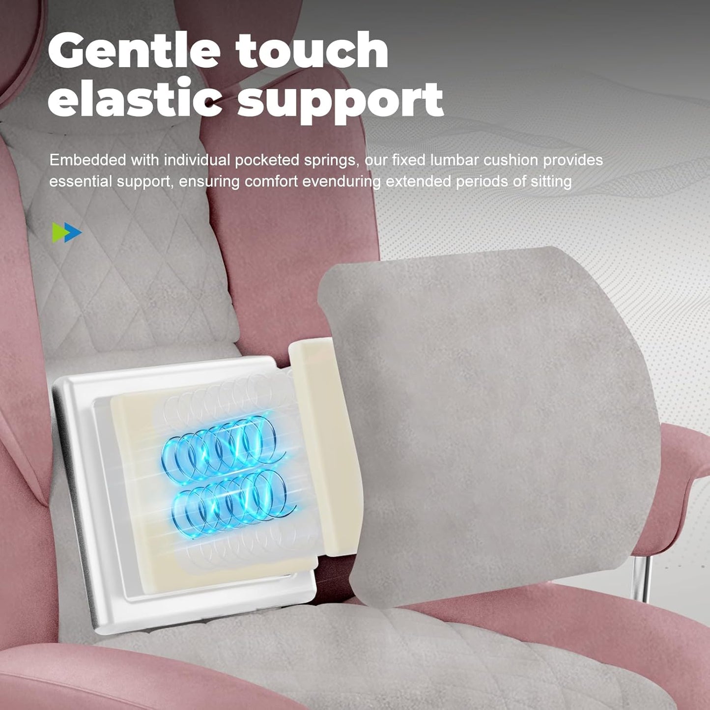 COMHOMA Big and Tall Office Chair, High Back Leather Gaming Chair with Footrest, Executive Ergonomic Office Chair with Pocket Spring Lumbar Support and with Outward Fixed Soft Armrests