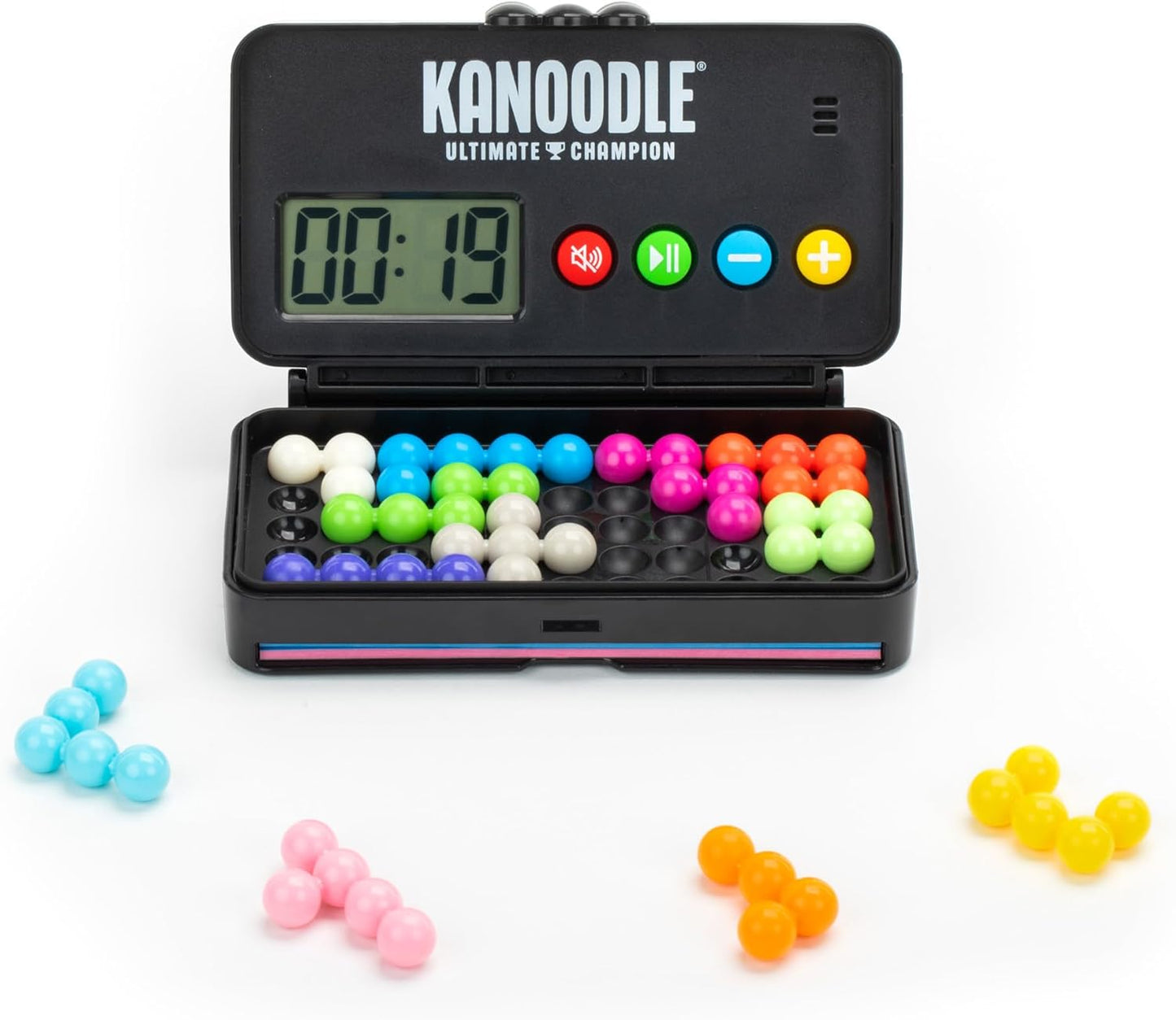 Educational Insights Kanoodle Ultimate Champion - 3D Brain Teaser Puzzle with Timer, Handheld Travel Games & Toys for Single Player, Challenging Logic Puzzles & Gifts for Kids, Teens & Adults Ages 7+
